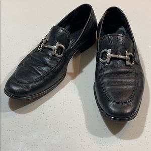 Black Salvatore Ferragamo loafers size 8D